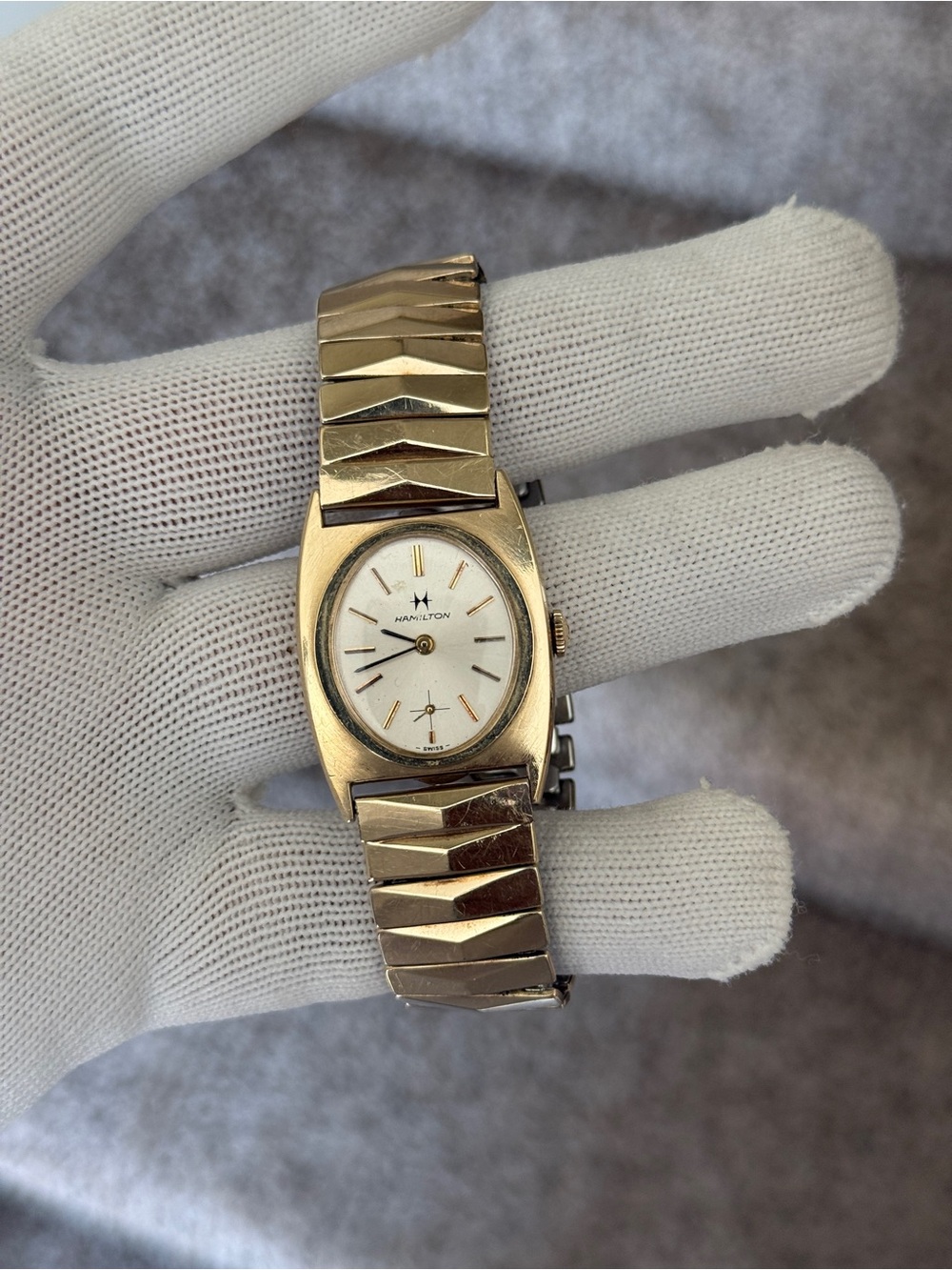 Hamilton vintage 10k Gold automatic winding Women's Dress Watch rare find